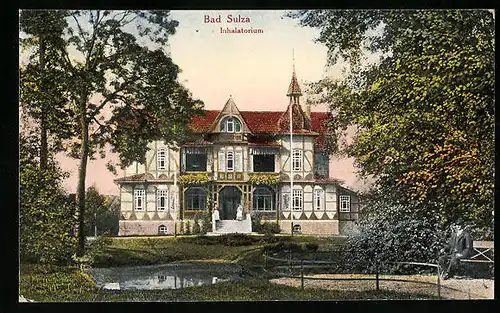 AK Bad Sulza, Inhalatorium mit Parkanlagen