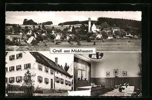 AK Mickhausen, Teilansicht, Erholungsheim der Arbeiterwohlfahrt