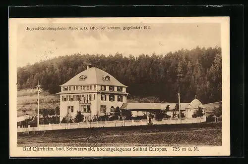 AK Bad Dürrheim, Jugend-Erholungsheim mit Umgebung