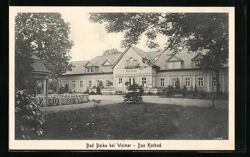 AK Bad Berka bei Weimar, Blick auf das Kurbad