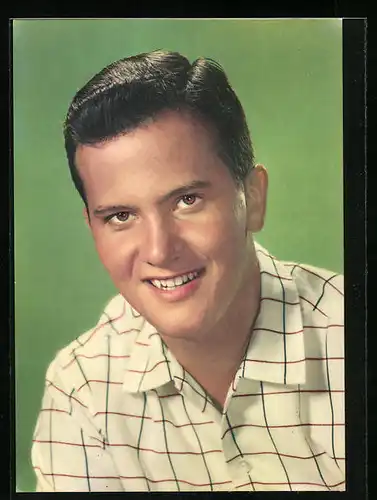 AK Schauspieler Pat Boone strahlend lächelnd