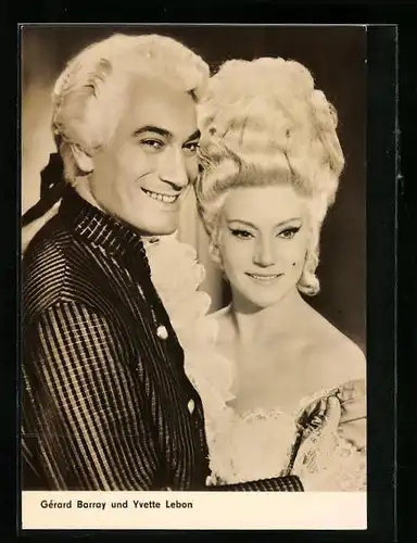 AK Schauspieler Gerard Barray und Yvette Lebon