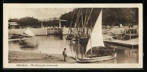 AK Ismailia, The flood-gate downwards.