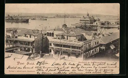 AK Port Said, Einfahrt in den Suez-Kanal