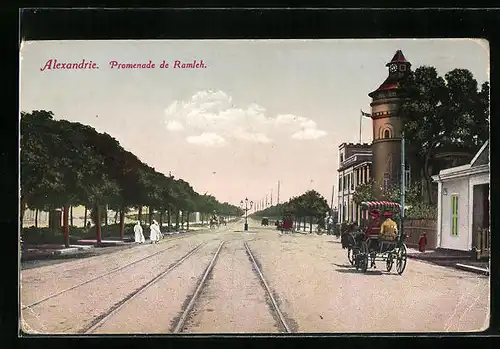 AK Alexandrie, Promenade de Ramleh