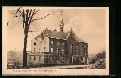 AK Herzogenrath, Knabenpensionat Tiergarten