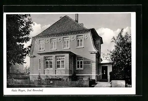 AK Bad Nenndorf, Haus Meyer in der Lindenallee 25