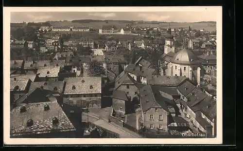 AK Oberkotzau /Ofr., Teilansicht aus der Vogelschau