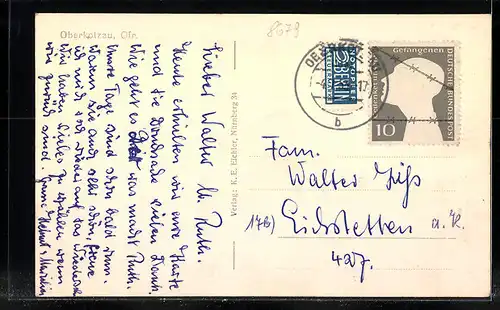 AK Oberkotzau /Ofr., Teilansicht aus der Vogelschau