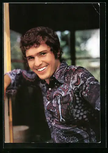 AK Sänger Frank Schöbel lächelt freundlich