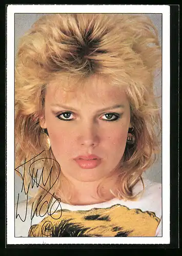 AK Portrait der Sängerin Kim Wilde