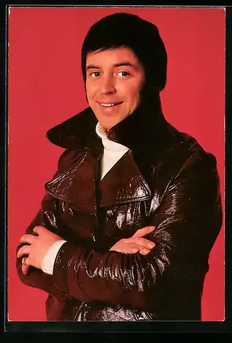 AK Sänger Tony Marshall in Lederjacke