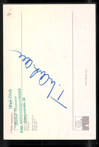 AK Sänger Tony Marshall in Lederjacke