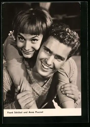 AK Sänger Frank Schöbel und Sängerin Anna Prucnal