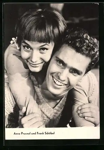AK Sänger Frank Schöbel und Sängerin Anna Prucnal