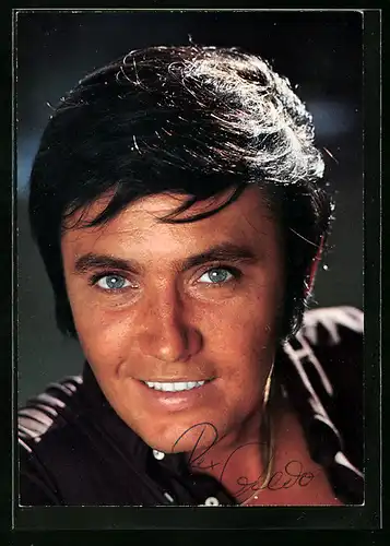 AK Sänger Rex Gildo mit Autograph