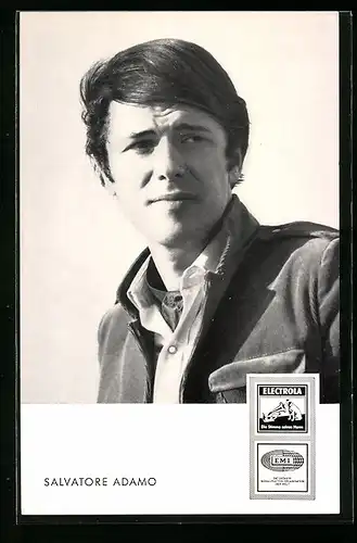 AK Portrait des Sängers Salvatore Adamo