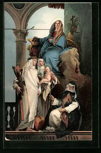 Künstler-AK Stengel & Co. Nr. 29303: La Madonna nach Tiepolo