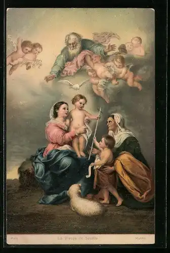 Künstler-AK Stengel & Co. Nr. 29880: La Bierge de Séville nach Murillo