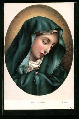 Künstler-AK Stengel & Co. Nr. 29693: Mater Dolorosa nach Dolci