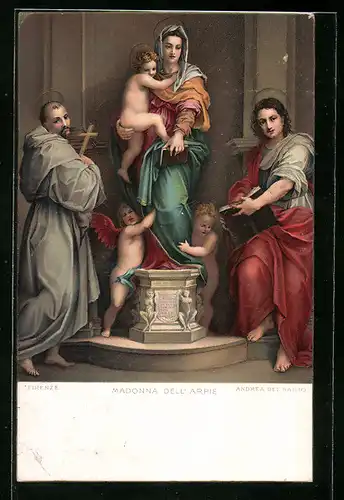 Künstler-AK Stengel & Co. Nr. 29843: Madonna dell` Arpie
