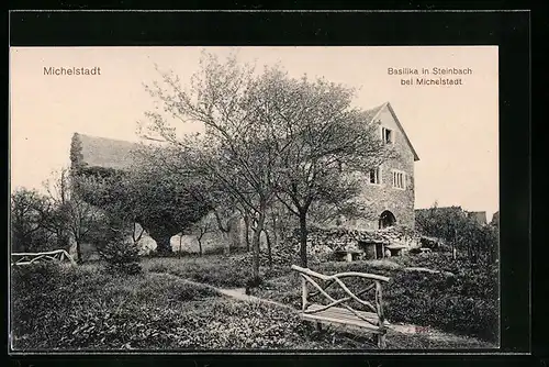 AK Michelstadt, Basilika in Steinbach