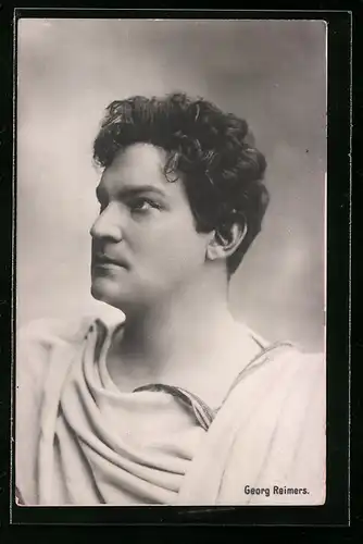 AK Schauspieler Gerhard Reimers zur Seite blickend