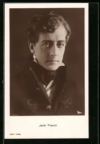 AK Schauspieler Jack Trevor mit ernstem Blick