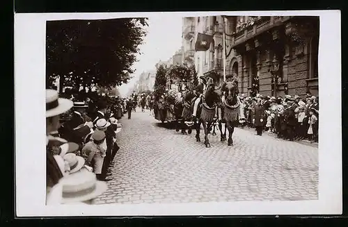 Foto-AK Mannheim, Schützenfest