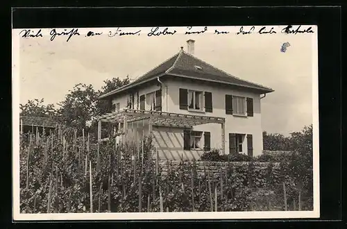 AK Beutelsbach i. R., Erholungsheim Burg im Waiblingen Land