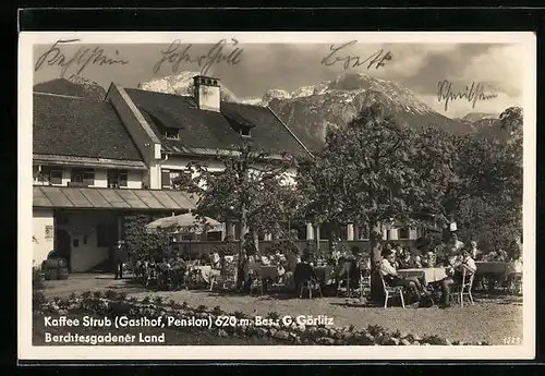 AK Strub / Berchtesgadener Land, Kaffee Strub