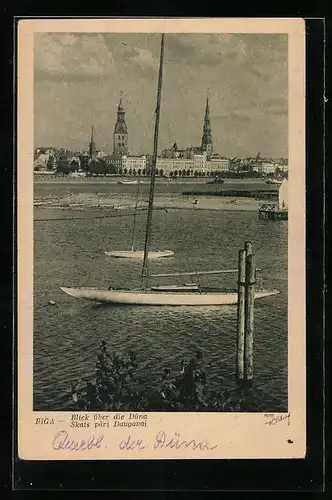 AK Riga, Blick über die Düna
