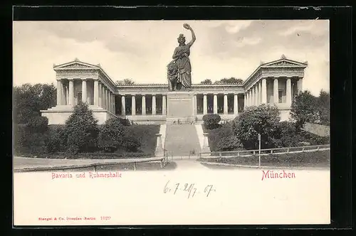 AK München, Bavaria und Ruhmeshalle
