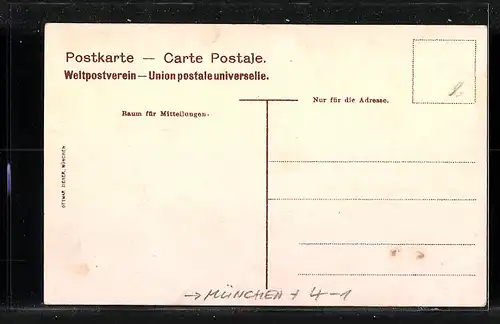 AK München, Arbeiterinnen-Familienfest im Hackerbräukeller 1907