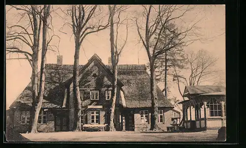 AK Rastorf, Gasthaus zum blauen Löwen mit Nebengebäude