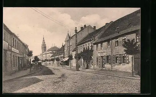 AK Dahme /Mark, Partie in der Hauptstrasse, mit Seilerei Beuchling