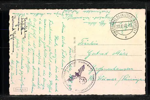 AK Finsterwalde i. N.-L., Strasse, Hindenburg-Platz