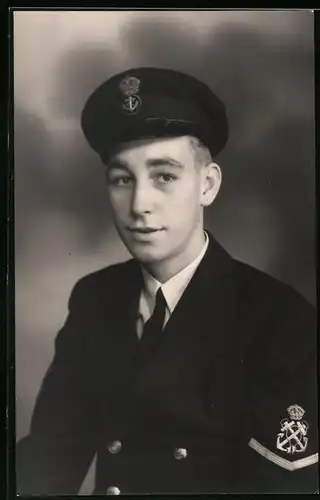 Fotografie Matrose in Uniform der englischen Handels-Marine