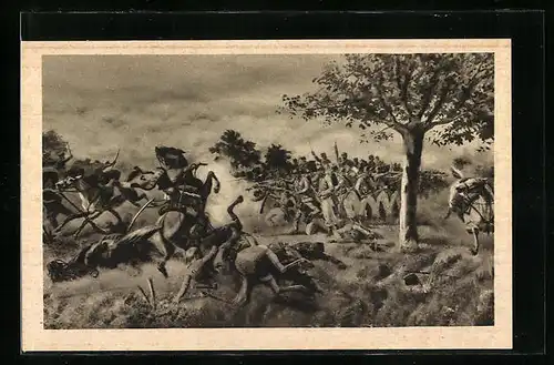 AK Torre Monumentale di S. Martino - Sala 1860, Il quadrato di Villafranca, italienischer Unabhängigkeitskrieg