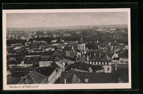 AK Güstrow i. M, Teilansicht der Stadt