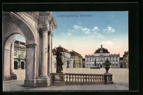 AK Ludwigsburg, Schloss und Schlosshof