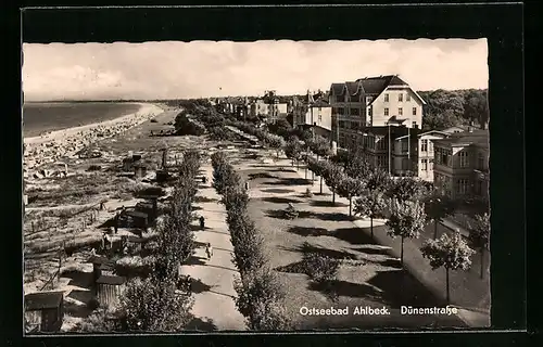 AK Ahlbeck, Dünenstrasse und Strand