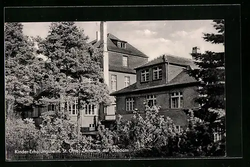 AK Zinnowitz /Usedom, Kinder-Erholungsheim St. Otto