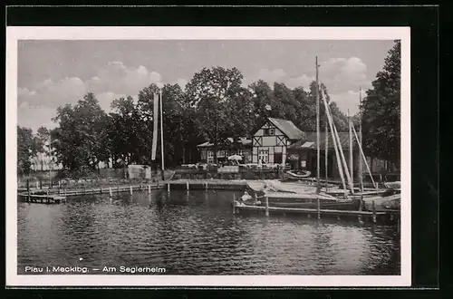 AK Plau i. Mecklbg., Am Seglerheim