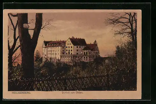 AK Heiligenberg, das Schloss von Osten