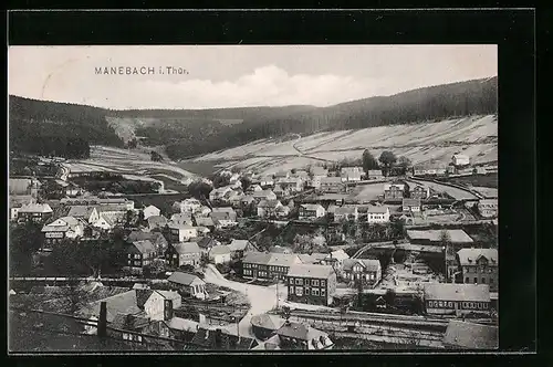 AK Manebach i. Thür., Ortsansicht