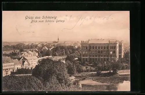 AK Schleswig, Blick vom Schloss Gottorp