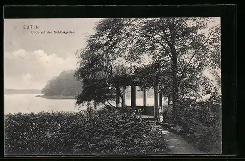 AK Eutin, Blick auf den Schlossgarten