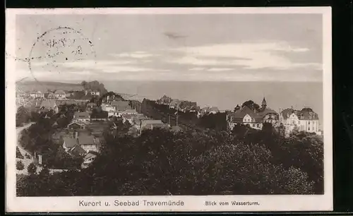 AK Travemünde, Blick vom Wasserturm