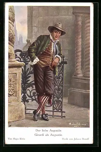 AK Schauspieler Girardi als Augustin